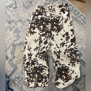 Gap cow print jeans